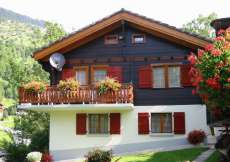 Ferienhaus mit 2 Ferienwohnungen (Nr. 156B + 156A) bei Belalp in schöner Südhanglage 1300 m ü. M. für 1 - 8 Personen (Nr. 156B - Ferienhaus Wallis)