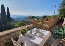 Toscana - Ferienhaus Nr. 1025 in toller Aussichtslage mit Meerblick und Pool - Haus nähe Meer für 1 - 5 Personen