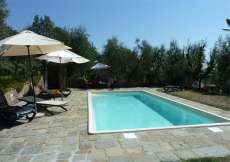 Toscana - zwei Ferienhäuser mit Pool mit grossem eingezäuntem Grundstück in sehr schöner Lage für 5 + 6 (11) Personen (Nr. 1086A bis 5 Personen)