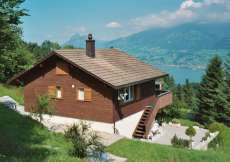 Ferienhaus mit Cheminee und tollem Seeblick auf den Sarnersee in idyllischer Lage für 1 - 4 Personen (Nr. 280 - Ferienhaus Sarnerasee)