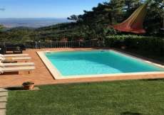 Toscana - Ferienhaus mit Pool und schönem Garten (2 Ferienwohnungen) in herrlicher Aussichtslage für 9 + 8 Personen (Nr. 1061B bis 9 Personen)