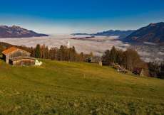 Ehemaliges Bauernhaus im Maiensäss-Stil am Fusse zum Alvier zwischen Heidiland und dem Bodensee in toller Aussichtslage - 1000m ü. M. für 1 - 4 Personen (Nr. 308 - Ostschweiz)