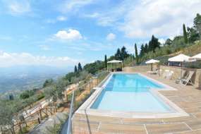 Toskana - Komfort-Ferienhaus Nr. 1119 der superlative mit Pool, Park und toller Aussicht bis 8 (9 - 10) Personen