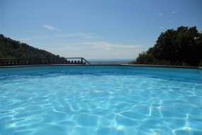 Toscana - Ferienhaus Nr. 1014 in toller Aussichtslage mit Meerblick und Pool - Haus nähe Meer für 1 - 8 Personen