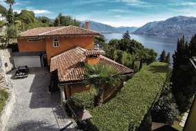 Ferien-Komforthaus mit 2 Ferienwohnungen (Nr. 106B + 106A) mit toller Seesicht südlich von Ascona für 4 + 5 Personen (Nr. 106B - Tessin)