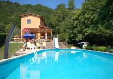 Toskana - Ferienhaus Nr. 1124 mit Pool und Poolrutschbahn in toller und idyllischer Aussichtslage für 1 - 8 Personen