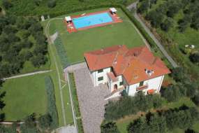Toscana - Villa mit 2 Ferienwohnungen (eine Idylle) mit grossem Pool, Park und nähe Meer für 1 - 16 (20) Personen (Nr. 1164B bis 8 Personen)