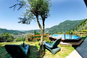 Toskana - Ferienhaus Nr. 1144 für Verliebte mitten im Grünen mit Pool und Meersicht - die Idylle nähe Meer für Verliebte bis 3 Personen