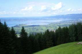 Appenzellerhaus über dem Bodensee mit Seesicht in idyllischer Lage mitten in der Natur für Gäste die das Besondere schätzen - 900m ü. M. für 1 - 7 (11) Personen (Nr. 321 - Ferienhaus über dem Bodensee)